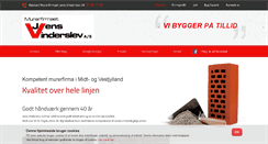 Desktop Screenshot of jens-vinderslev.dk