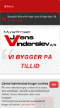 Mobile Screenshot of jens-vinderslev.dk